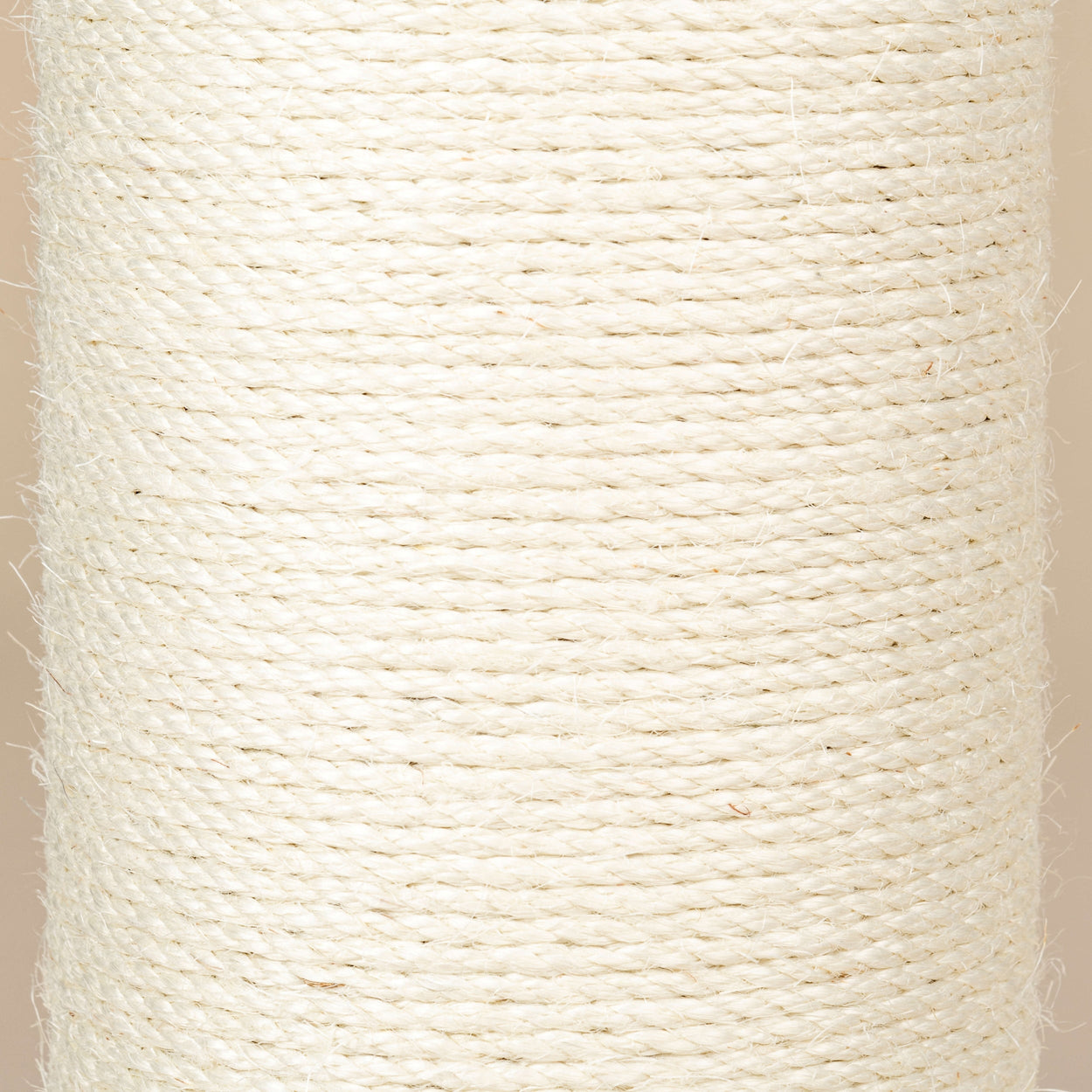 Sisal Pole 40 cm x 20 cmØ - M10 - 5 Screw Hole (Cream)