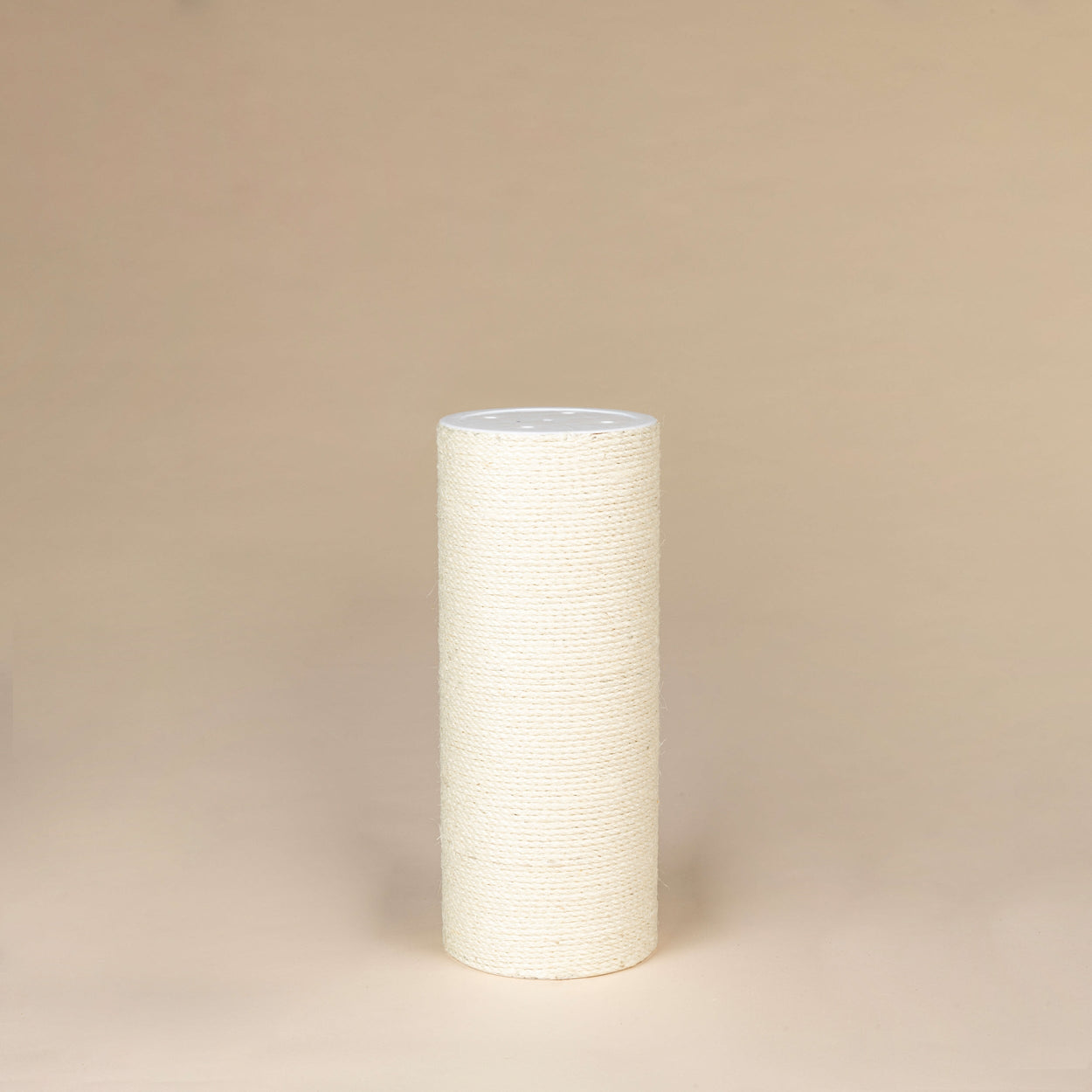 Sisal Pole 50 cm x 20 cmØ - M10 - 5 Screw Holes (Cream)