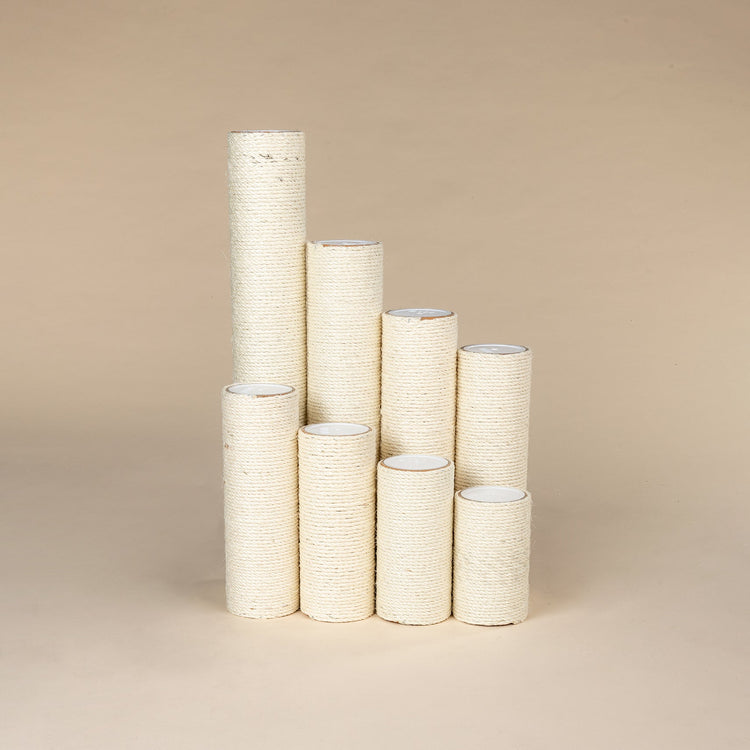Sisal Pole 19.5 cm x 12 cmØ - M8 (Cream)