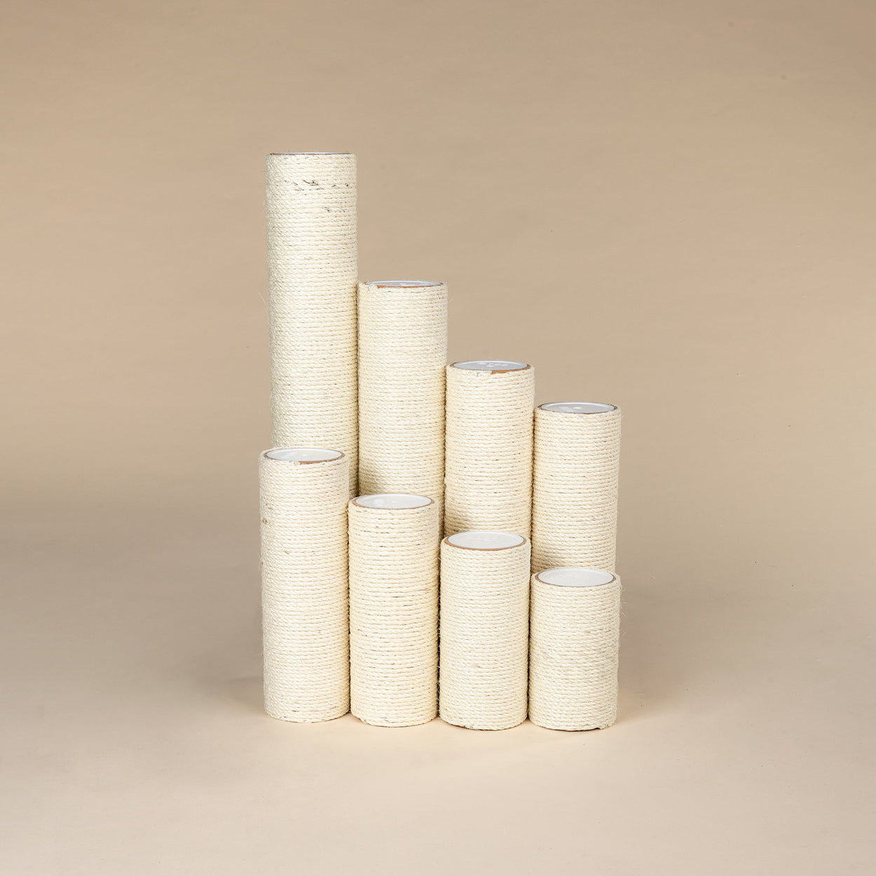 Sisal Pole 24 cm x 12 cmØ - M8 (Cream)