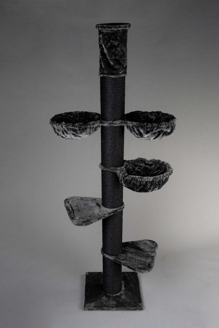 Cat Tree Maine Coon Tower Blackline Plus (Dark Grey)
