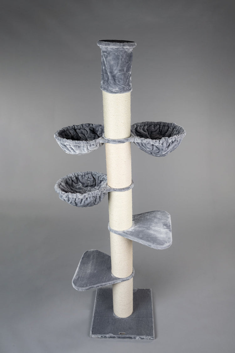 Cat Tree Maine Coon Tower Plus (Light Grey)