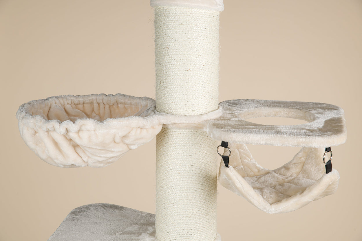 Cat Tree Maine Coon Tower Crown (Cream)