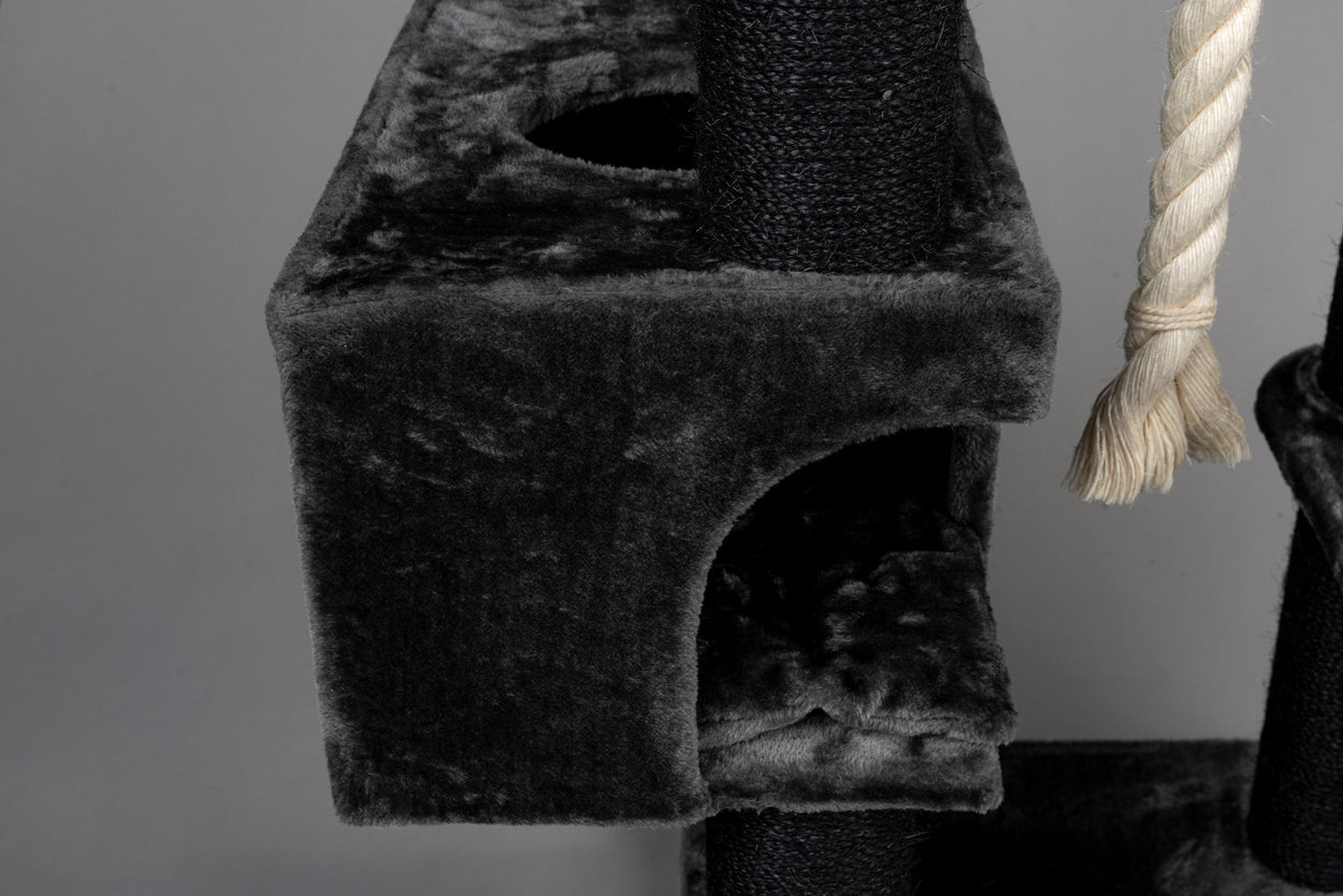 Catdream Blackline Dark Grey Cat Tree for large cats from RHR Pets