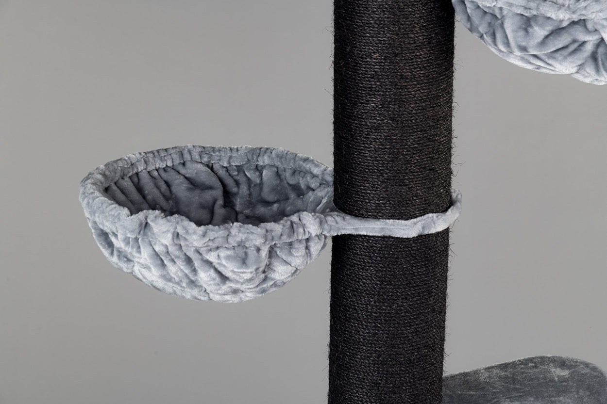 Cat Tree Maine Coon Tower Blackline (Light Grey)