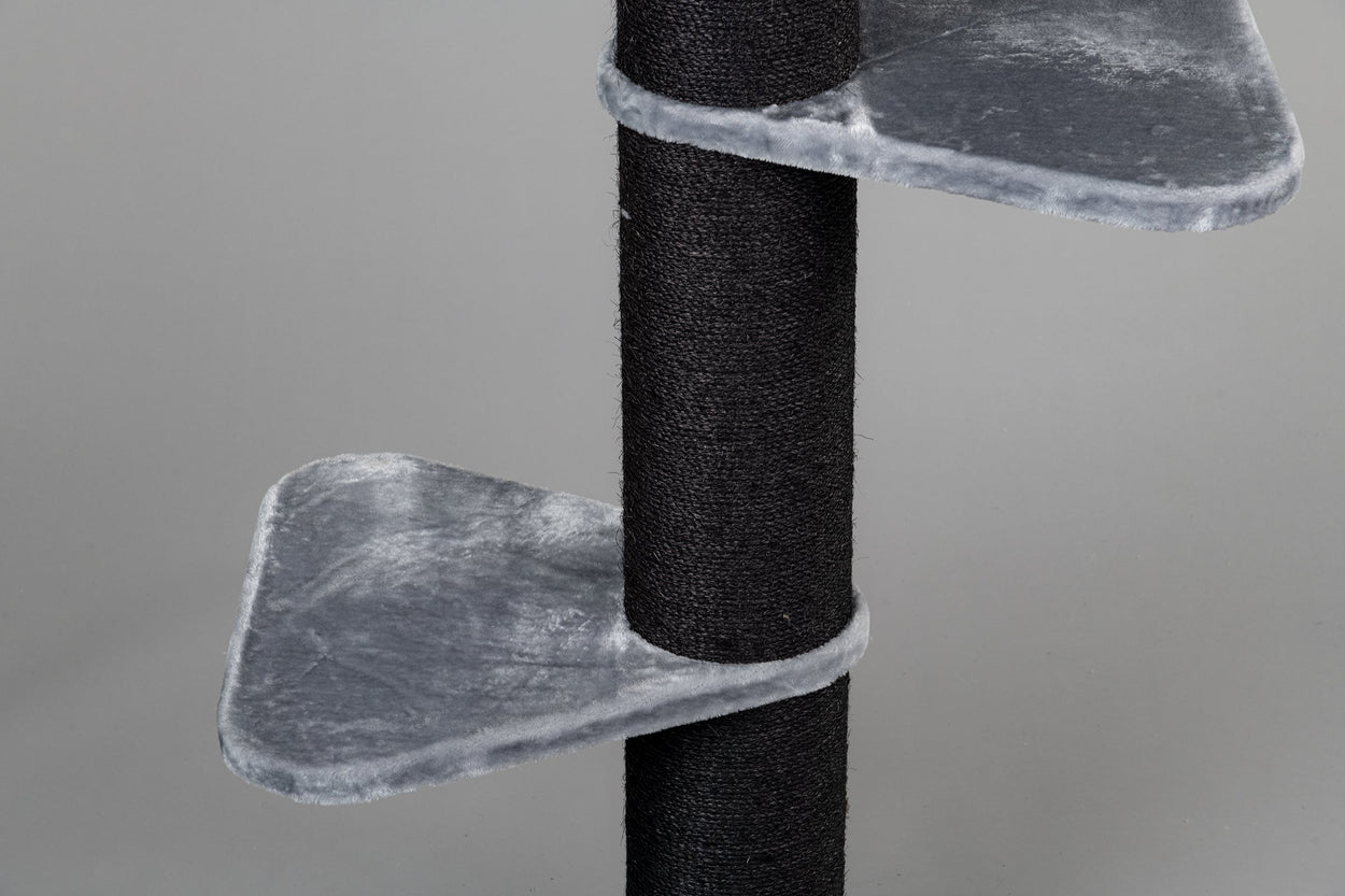 Cat Tree Maine Coon Tower Blackline (Light Grey)
