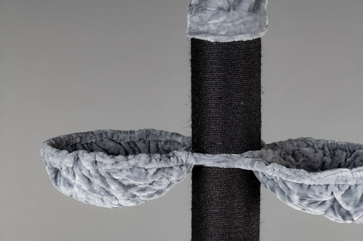 Cat Tree Maine Coon Tower Blackline Plus (Light Grey)