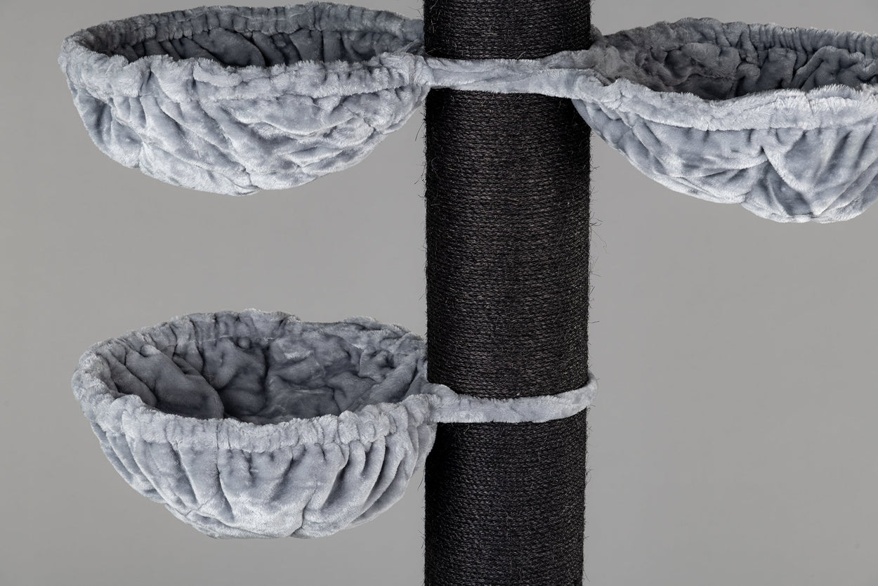 Cat Tree Maine Coon Tower Blackline Plus (Light Grey)