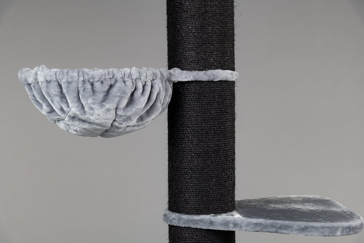 Cat Tree Maine Coon Tower Blackline Plus (Light Grey)