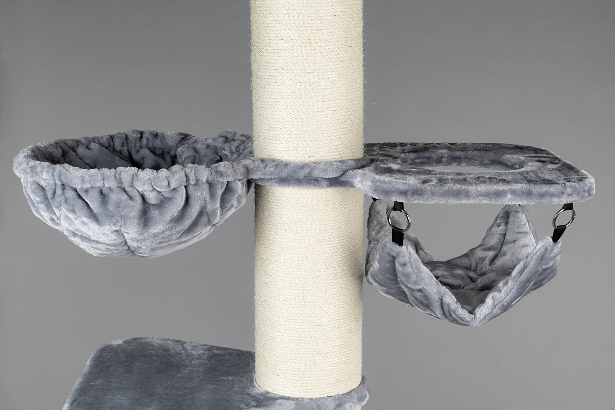 Cat Tree Maine Coon Tower Crown (Light Grey)