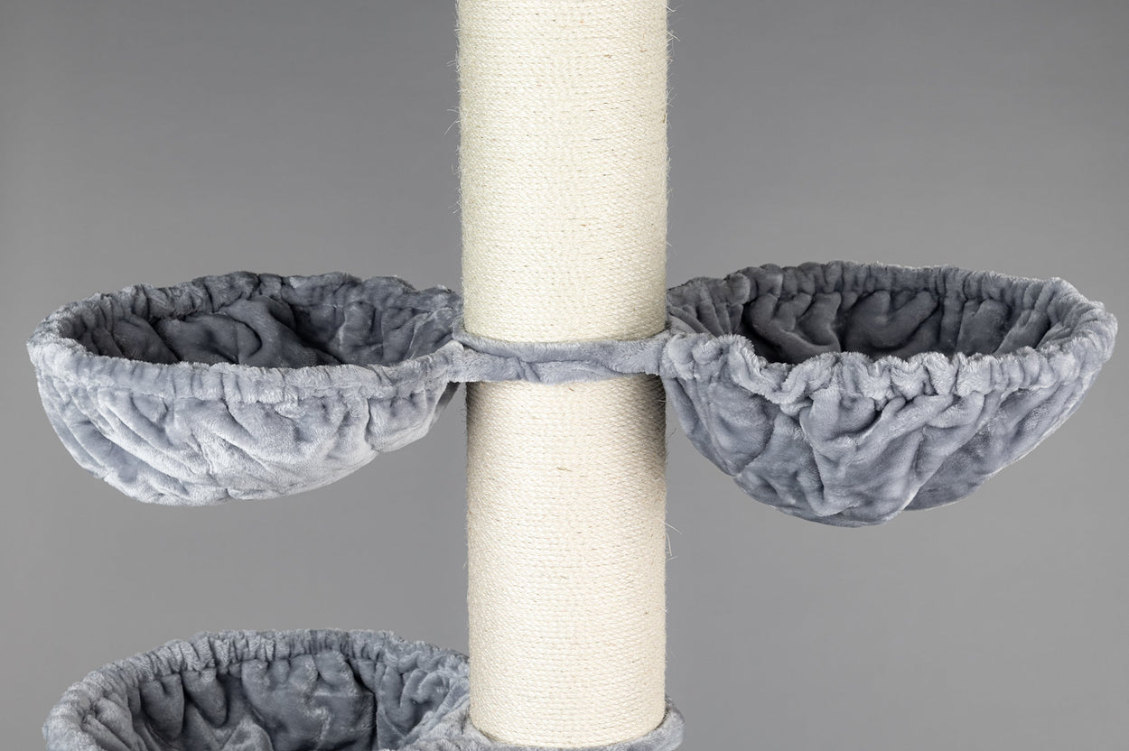 Cat Tree Maine Coon Tower Plus (Light Grey)