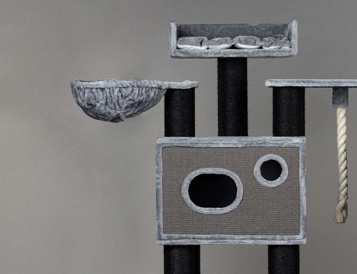 Scratching Barrel Palace Left (Light Grey)