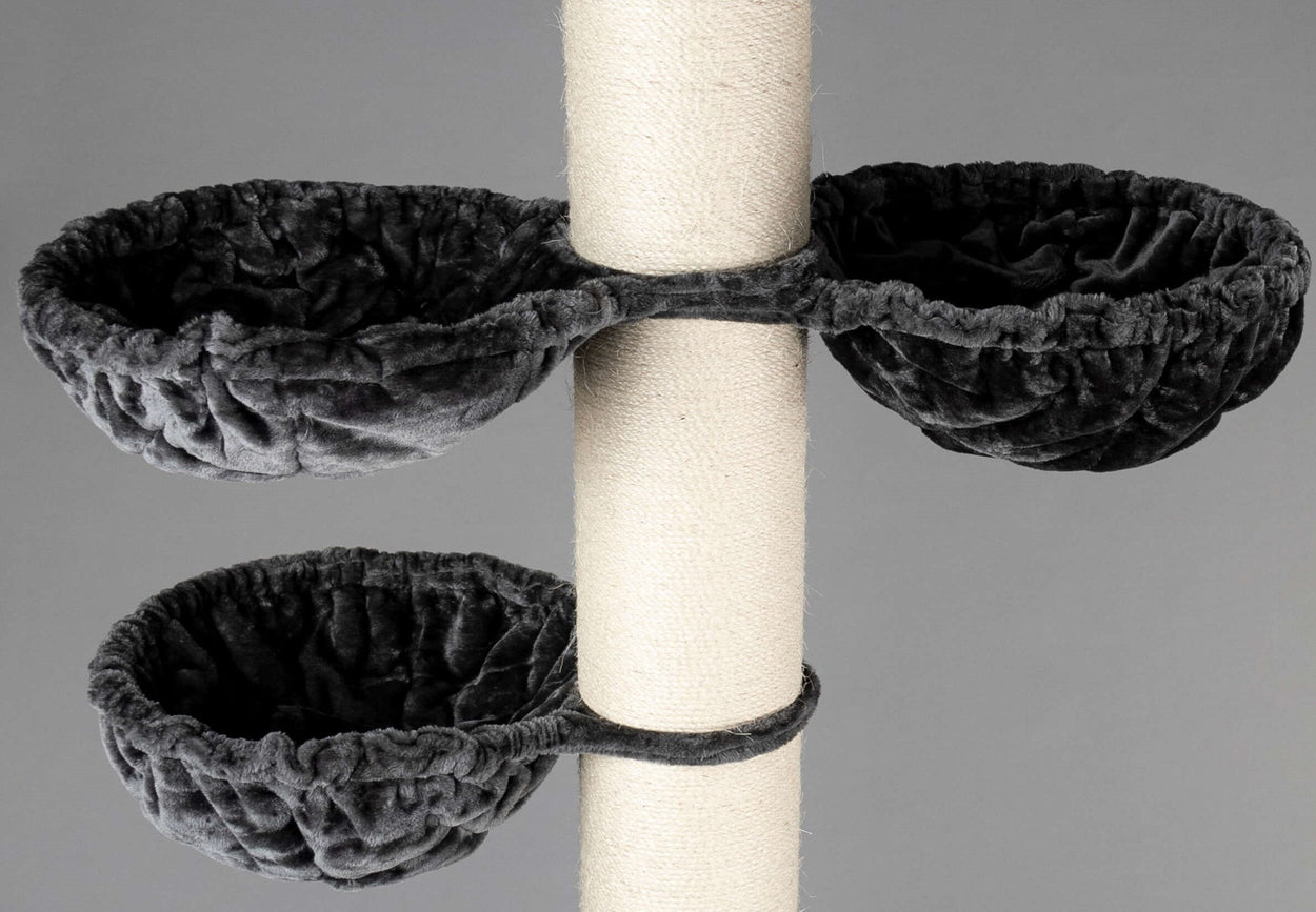 Large, Dark Grey Hammock de Luxe (for 20 cm poles)