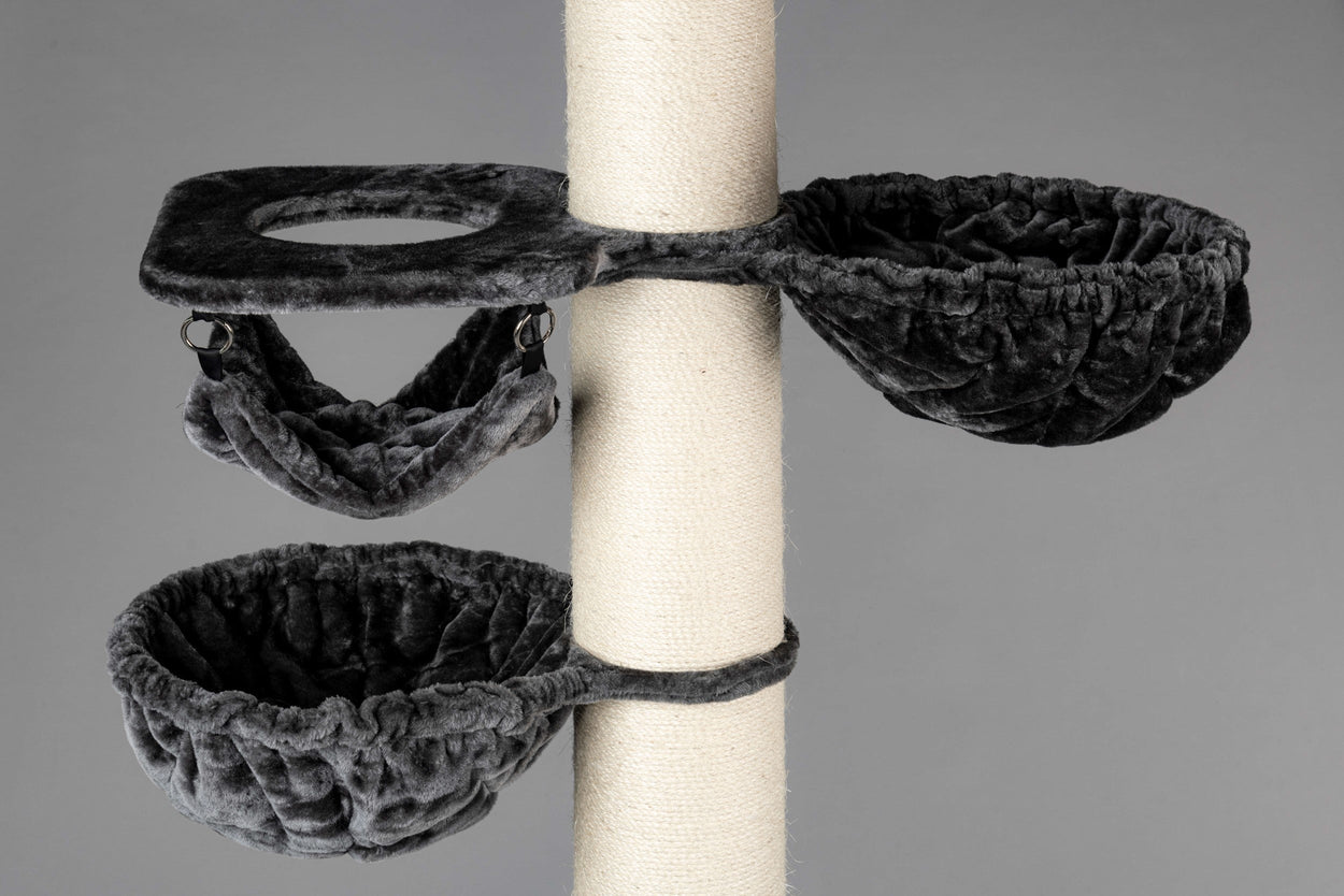 Large, Dark Grey Crown Hammock (for 12, 15 or 20 cm poles)