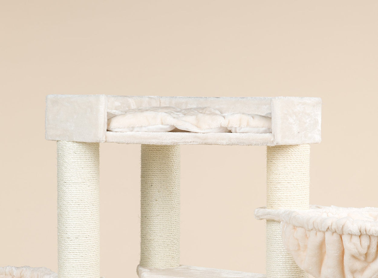 Cream Lounge Lying Area Corner Coon (incl. cushion)