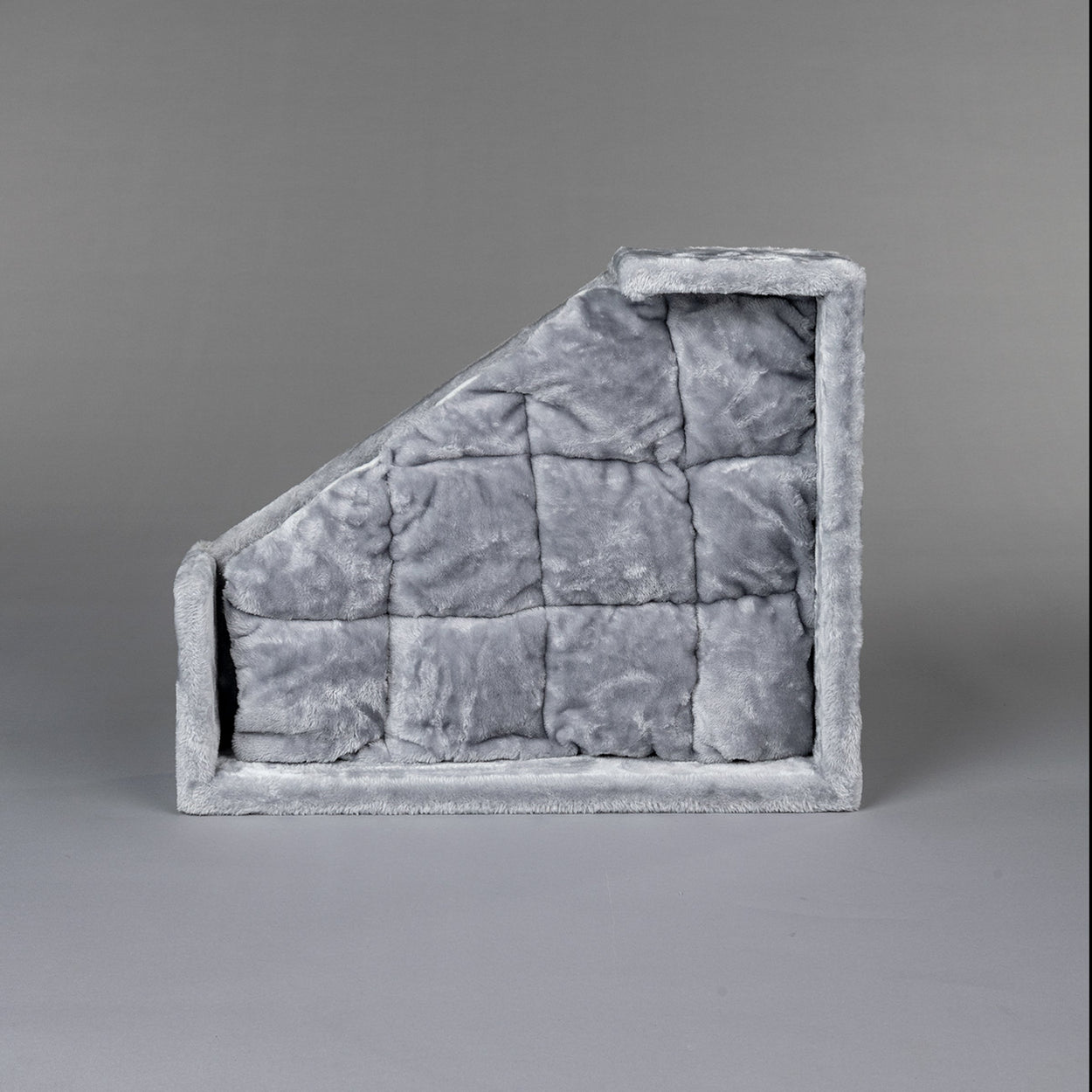 Light Grey Lounge Lying Area Corner Coon (incl. cushion)