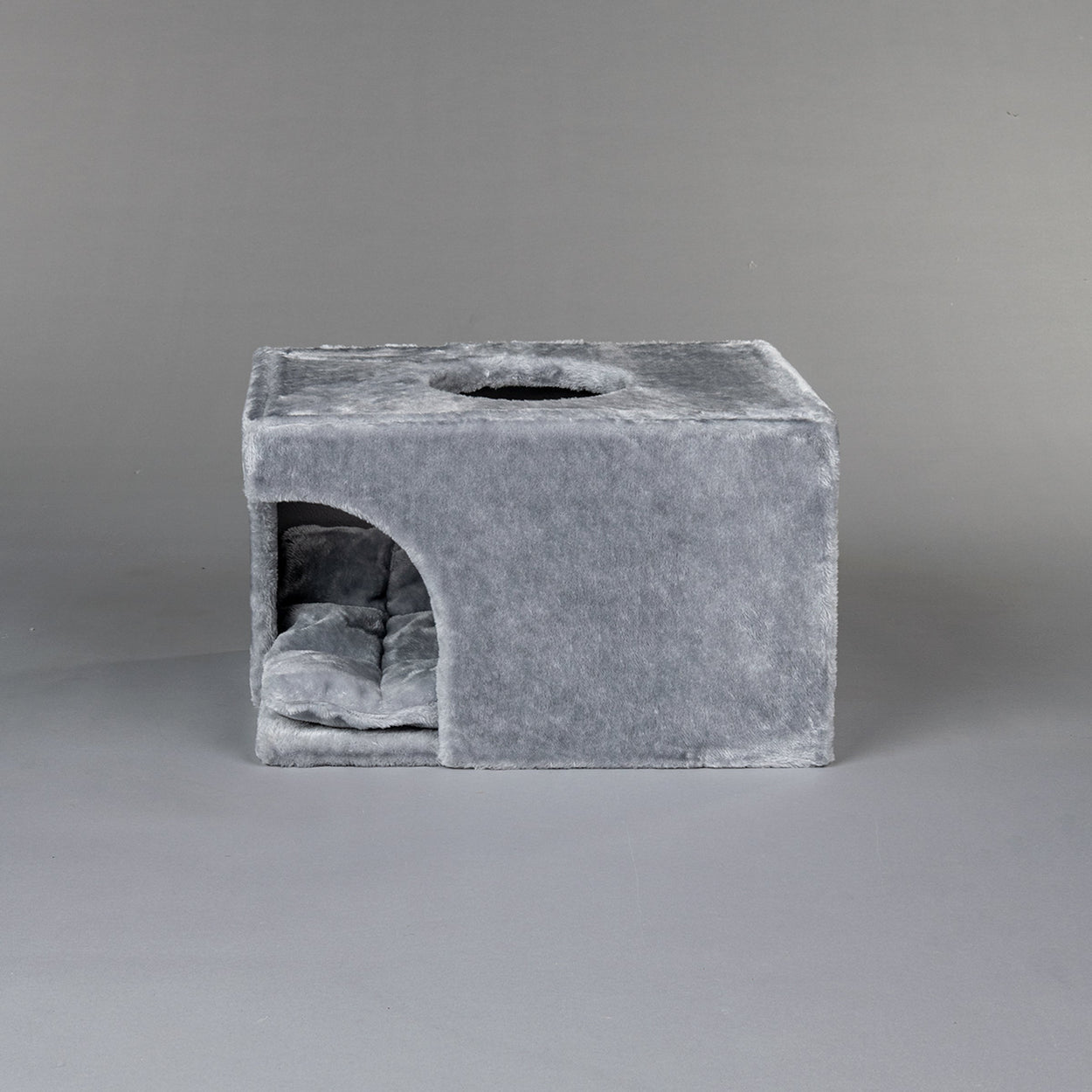 Playhouse Light Grey, Catdream 50 x 36 x 30 cm (incl. cushion)