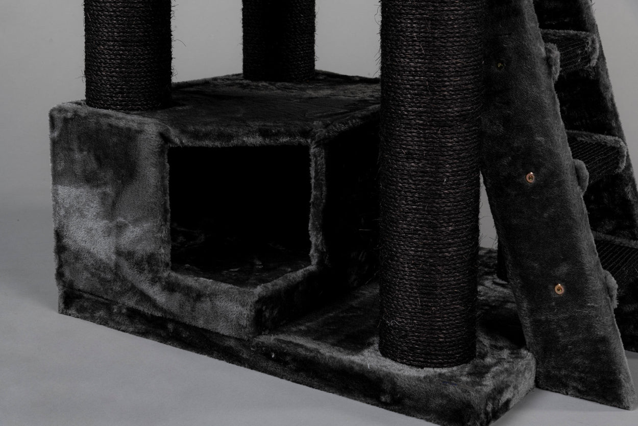 Playhouse Dark Grey, Corner Coon 55 x 35 x 25 cm (incl. cushion)