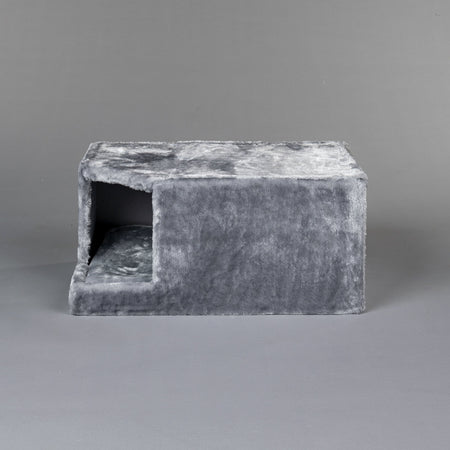 Playhouse Light Grey, Corner Coon 55 x 35 x 25 cm (incl. cushion)