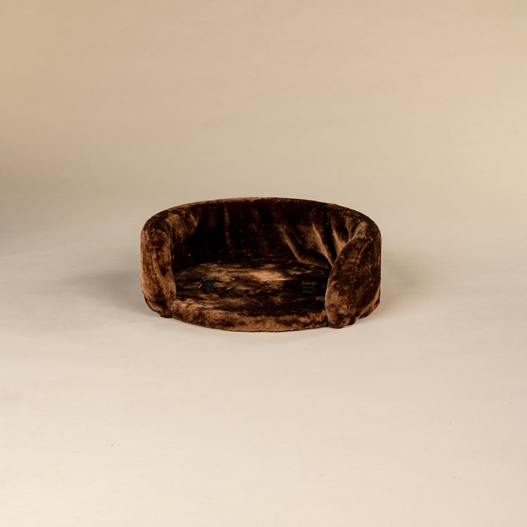 Brown, 50 cm Diameter Round Seat (incl. cushion)