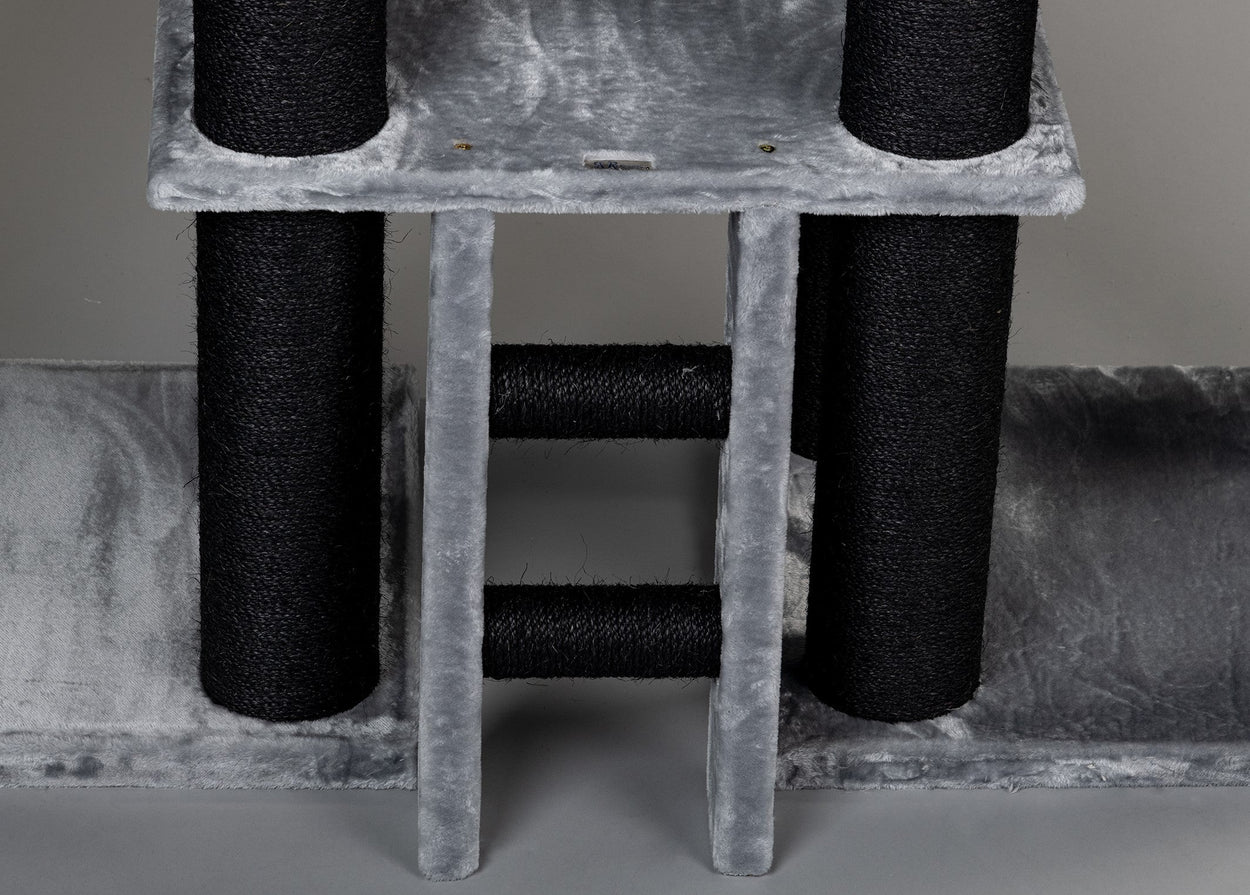 Step Royal Cat Palace Complete Set (Blackline Light Grey)