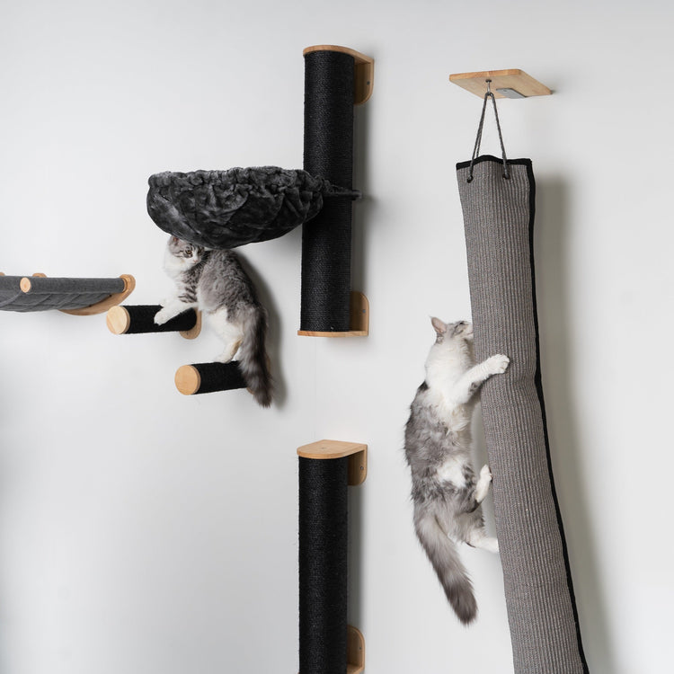 Cat Climbing Wall - Climb and Scrambling Bag (Grey)