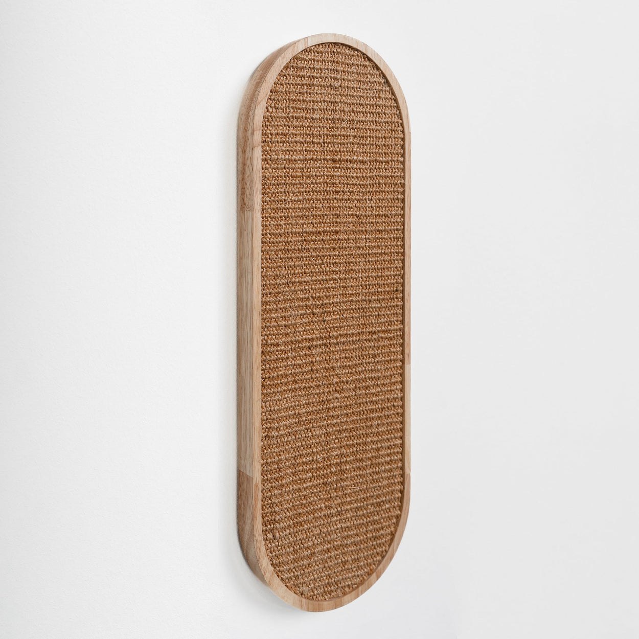 Cat Climbing Wall - Wall Scratchboard de Luxe (Rubberwood Khaki)