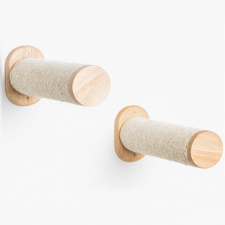 Cat Climbing Wall - Wall Sisalpole Set (Beige)
